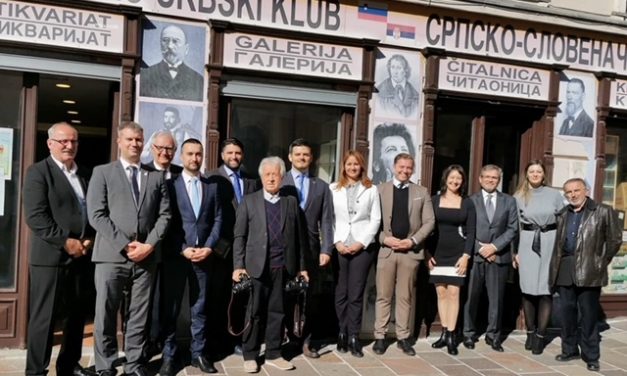 DELEGACIJA POKRAJINSKE VLADE VOJVODINE U POSETI SAVEZU SRBA SLOVENIJE