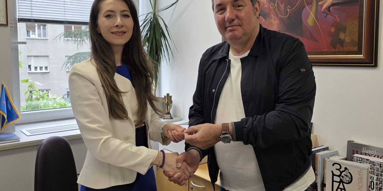 Потписивање уговора о сарадњи између РТС-а и Савеза Срба Словеније и примопредаја кључева просторија